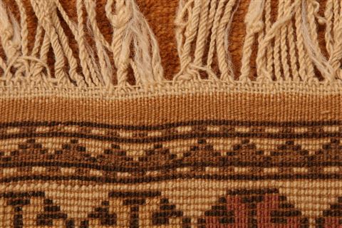 Kazak Beige Hand Knotted 42 X 79 Area Rug 100-26634 Image 7
