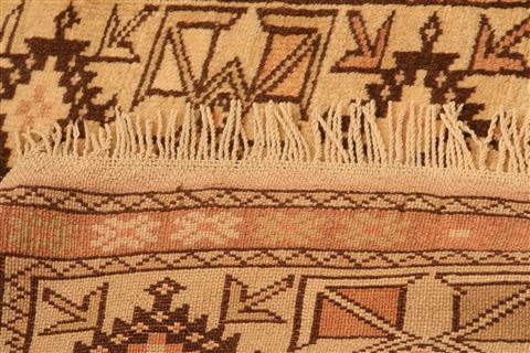 Kazak Brown Hand Knotted 42 X 611 Area Rug 253-26639 Image 6
