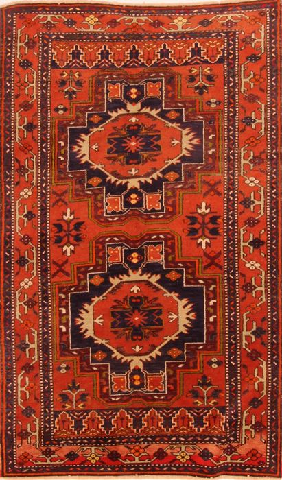 Kazak Red Hand Knotted 41 X 69 Area Rug 253-26640 Image 0