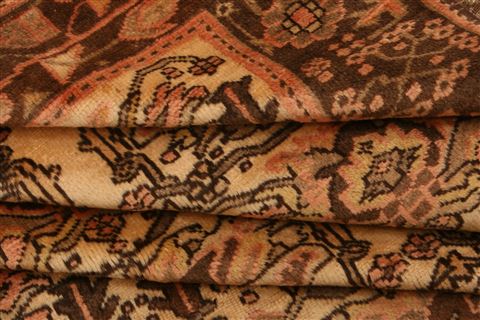 Hamedan Brown Hand Knotted 51 X 60 Area Rug 253-26641 Image 5