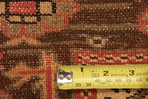 Hamedan Brown Hand Knotted 51 X 60 Area Rug 253-26641 Image 6