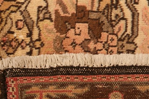 Hamedan Brown Hand Knotted 51 X 60 Area Rug 253-26641 Image 7