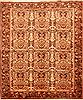 Hamedan Brown Hand Knotted 51 X 60  Area Rug 253-26641 Thumb 0