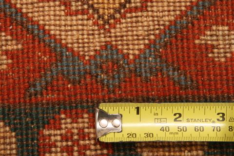 Kazak Orange Hand Knotted 51 X 610 Area Rug 253-26642 Image 4
