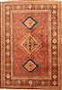 Kazak Orange Hand Knotted 44 X 62 Area Rug 253-26643 Thumb 0