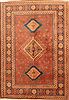 Kazak Orange Hand Knotted 44 X 62  Area Rug 253-26643 Thumb 0