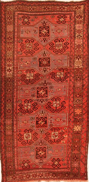 Karabakh Red Hand Knotted 42 X 82 Area Rug 253-26644 Image 0