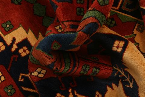 Kazak Red Hand Knotted 58 X 70 Area Rug 100-26645 Image 2