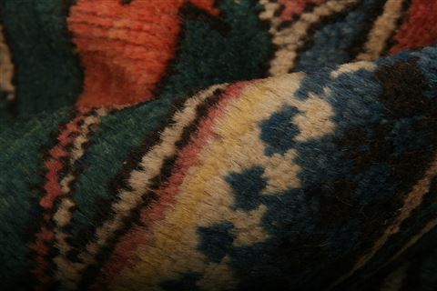 Kazak Blue Hand Knotted 52 X 62 Area Rug 253-26646 Image 1
