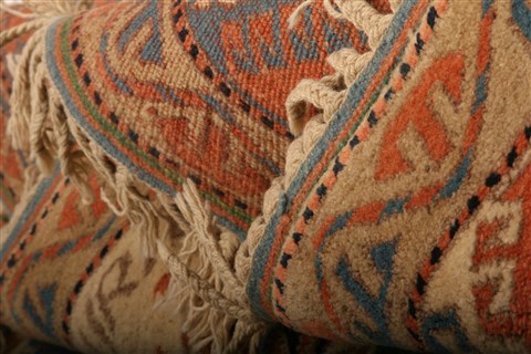 Kazak Red Square Hand Knotted 59 X 65 Area Rug 253-26647 Image 7
