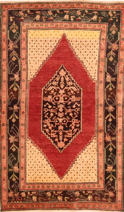 Shirvan Red Hand Knotted 47 X 73 Area Rug 253-26648 Image 0