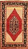 Shirvan Red Hand Knotted 47 X 73  Area Rug 253-26648 Thumb 0