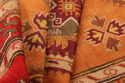 Shirvan Yellow Hand Knotted 45 X 610 Area Rug 100-26649 Image 4