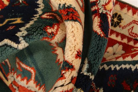 Shirvan Blue Hand Knotted 411 X 78 Area Rug 253-26650 Image 2