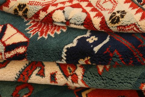 Shirvan Blue Hand Knotted 411 X 78 Area Rug 253-26650 Image 5