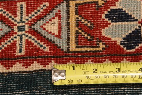 Shirvan Blue Hand Knotted 411 X 78 Area Rug 253-26650 Image 7
