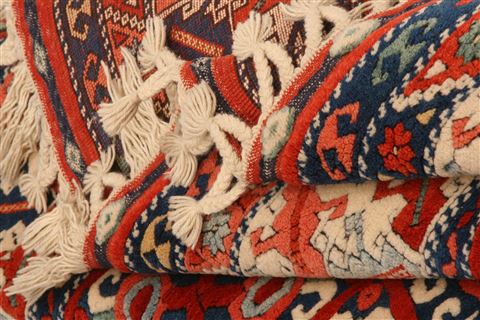 Shiraz Red Hand Knotted 53 X 69 Area Rug 253-26652 Image 4