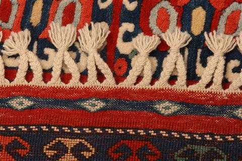 Shiraz Red Hand Knotted 53 X 69 Area Rug 253-26652 Image 7