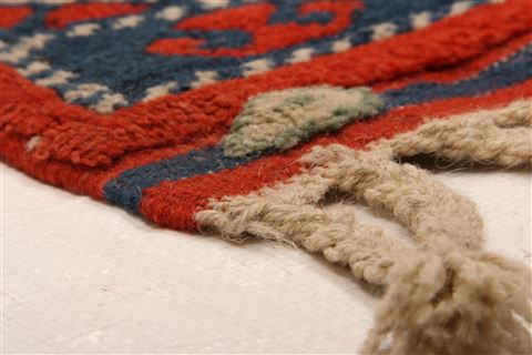 Shiraz Red Hand Knotted 53 X 69 Area Rug 253-26652 Image 8