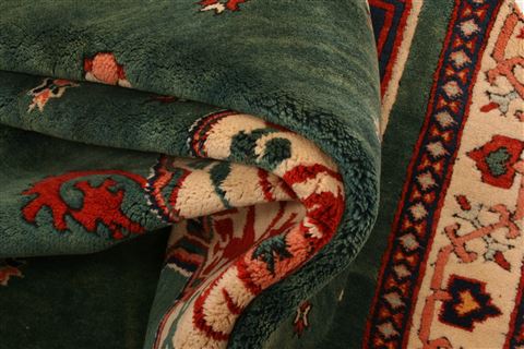 Kazak Blue Hand Knotted 52 X 66 Area Rug 253-26654 Image 2