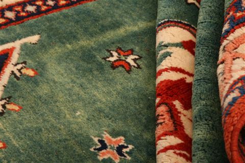 Kazak Blue Hand Knotted 52 X 66 Area Rug 253-26654 Image 3
