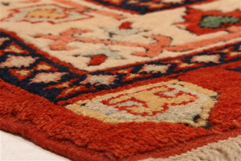 Kazak Blue Hand Knotted 52 X 66 Area Rug 253-26654 Image 8