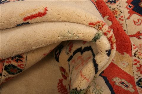 Kazak Beige Hand Knotted 50 X 70 Area Rug 253-26657 Image 2