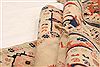 Kazak Beige Hand Knotted 50 X 70 Area Rug 253-26657 Thumb 5