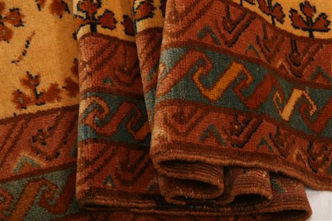 Karabakh Red Hand Knotted 48 X 69 Area Rug 100-26658 Image 3