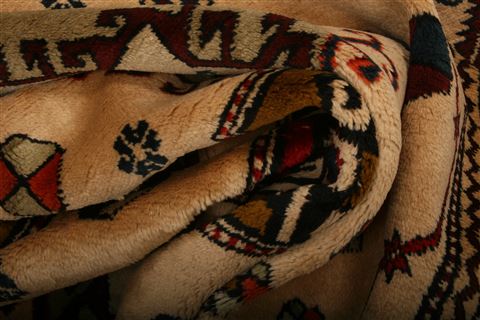 Kazak Beige Square Hand Knotted 68 X 82 Area Rug 100-26660 Image 2