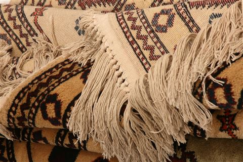 Kazak Beige Square Hand Knotted 68 X 82 Area Rug 100-26660 Image 5