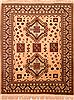 Kazak Beige Square Hand Knotted 68 X 82  Area Rug 100-26660 Thumb 0