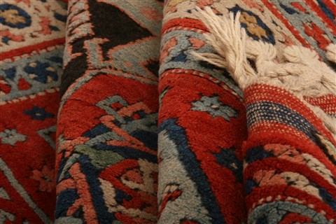 Gabbeh Red Square Hand Knotted 56 X 64 Area Rug 253-26662 Image 10