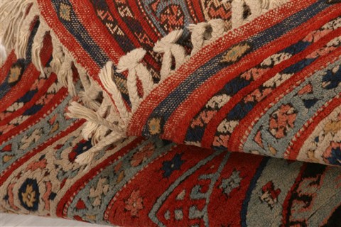 Gabbeh Red Square Hand Knotted 56 X 64 Area Rug 253-26662 Image 11