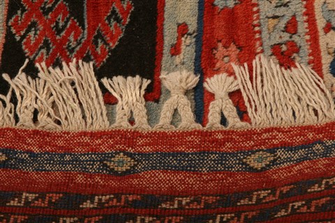 Gabbeh Red Square Hand Knotted 56 X 64 Area Rug 253-26662 Image 14