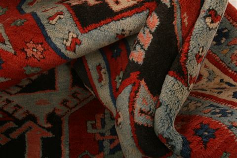 Gabbeh Red Square Hand Knotted 56 X 64 Area Rug 253-26662 Image 1