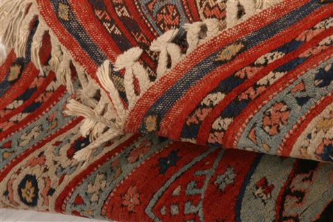 Gabbeh Red Square Hand Knotted 56 X 64 Area Rug 253-26662 Image 3