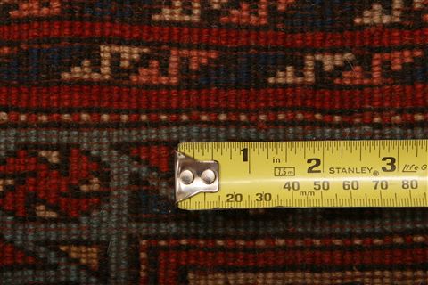 Gabbeh Red Square Hand Knotted 56 X 64 Area Rug 253-26662 Image 5