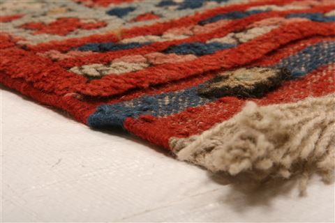 Gabbeh Red Square Hand Knotted 56 X 64 Area Rug 253-26662 Image 7