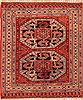 Gabbeh Red Square Hand Knotted 56 X 64  Area Rug 253-26662 Thumb 0