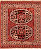 Gabbeh Red Square Hand Knotted 56 X 64 Area Rug 253-26662 Thumb 0