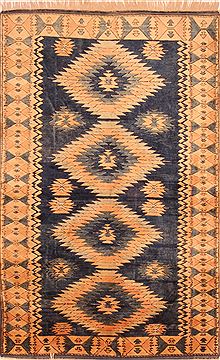 Turkish Shirvan Yellow Rectangle 5x8 ft Wool Carpet 26664