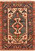 Kazak Green Hand Knotted 46 X 62  Area Rug 253-26665 Thumb 0