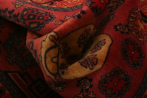 Koliai Red Hand Knotted 211 X 511 Area Rug 100-26668 Image 3