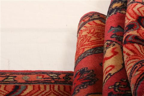 Koliai Red Hand Knotted 211 X 511 Area Rug 100-26668 Image 4