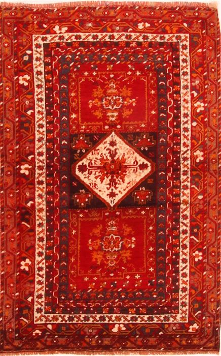 Kazak Red Hand Knotted 32 X 49 Area Rug 100-26672 Image 0