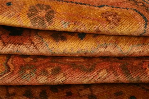 Lilihan Yellow Hand Knotted 39 X 57 Area Rug 253-26676 Image 4