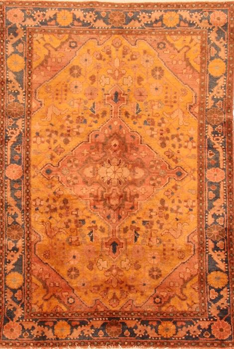 Lilihan Yellow Hand Knotted 39 X 57 Area Rug 253-26676 Image 0
