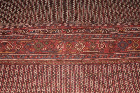 Qashqai Beige Hand Knotted 76 X 159 Area Rug 400-26678 Image 15