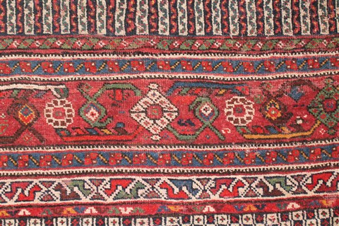 Qashqai Beige Hand Knotted 76 X 159 Area Rug 400-26678 Image 6